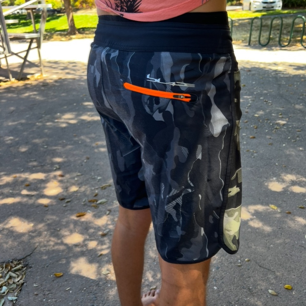 OAKLEY BLADE MEN BOARD SHORTS SURFER SURFING SWIMWEAR Camouflage STRETCH EDGE 32 - Picture 10 of 16